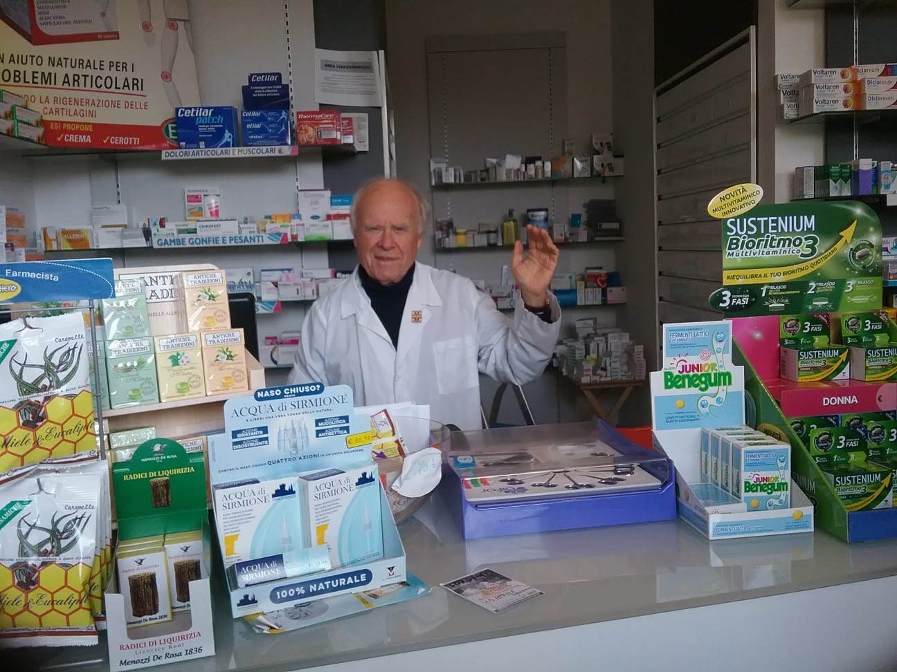 Dott. Mariano Arcidiacono, fondatore della farmacia